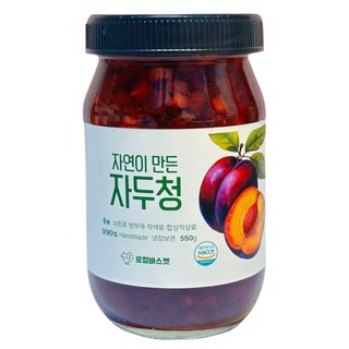 로컬바스켓 자연이 만든 건강 수제 자두청(가정용 유리병 350g 550g 1kg), 1개, 1개입