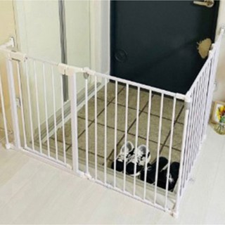 키워보리 현관 신발장 전용 접이식 다용도 안전문 세트 cmer50, 화이트, 1세트