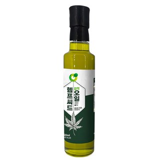 맛뜨락 100% 저온압착 햄프씨드오일(대마종자유) 헴프씨드오일 250ml, 1개