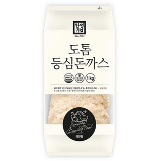 [본사직영/한성기업] 도톰등심돈까스 1kg, 1개