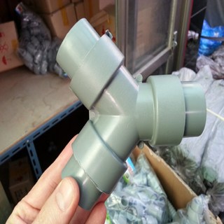 하나로 38mm(대)씽크대 배수호스 연결구 일자 Y자형 배수관 씽크호스연결구, 38mm(대형) Y자형, 1개