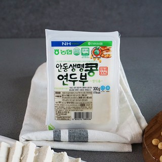 농협 안동생명콩 국산콩 연두부, 300g, 5개