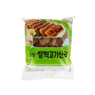 사조오양 쌀떡고기산적1kg 대용량/식자재/업소용/밥반찬 너비아니/떡갈비/너비아니/고기완자, 1kg, 2개