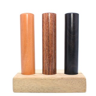 장환봉 (비단 흑단 대추) 도장 [크기차이 있어요^^], 선택06. 대추 6푼(18mm), 1개