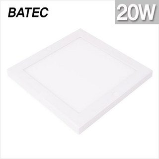 국내산 LED엣지 사각 직부등 20W 주광색(하얀빛) 220X220mm 평판등 /바텍, 1개