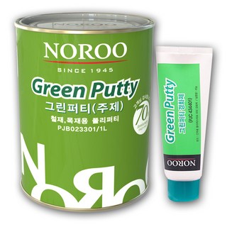 그린퍼티 1L 목재/철재/차량보수/메꿈, 1개