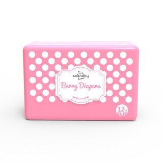 씬바이 베리 강아지기저귀 암컷용 1팩 12매, 초소형, 1개, 12개입