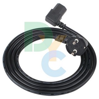 동양]컴퓨터파워 코드250V 10Aㄱ자형 (0.75mm X 3C) IEC-G7L동양] 컴퓨터 파워 코드 250V 10A ㄱ자형 전원케이블, 1개, 1.8m