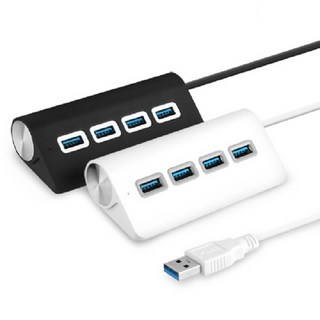 코시 뉴욕 USB3.0 4포트 허브 UH3356, 블랙, 1개