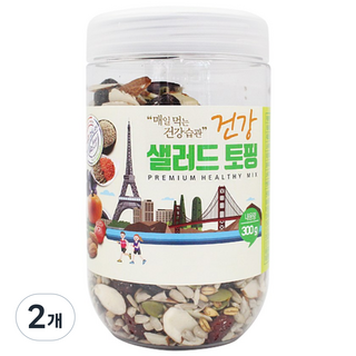 건강 샐러드 토핑 혼합견과, 300g, 2개