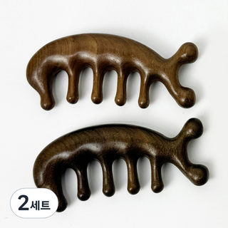 바른리빙 우드 괄사 지압기 2P세트, A타입, 2세트