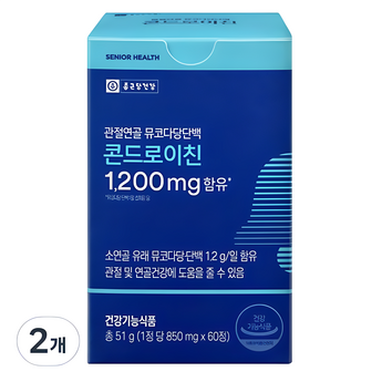 관절엔 콘드로이친 1200 900mg x 60정/연골튼튼-추천-상품