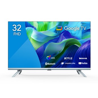 더함 신제품 화이트에디션 81cm 32인치 QLED 구글 3.0 TV 삼탠바이미 거치가능-추천-상품