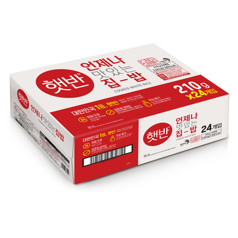 햇반 CJ 햇반 백미 210g 36개-추천-상품