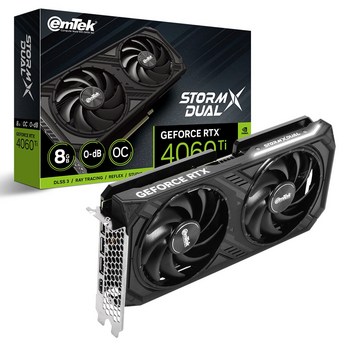 [PNY] 지포스 RTX 4060 VERTO D6 8GB Dual 제이씨현-추천-상품