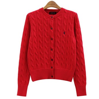 아미 카디건 블랙 Ami De Coeur Red Cardigan-추천-상품