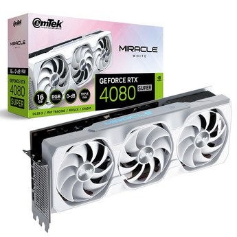 이엠텍 RTX 4070 SUPER MIRACLE X3 WHITE D6X 12GB-추천-상품