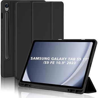 갤럭시탭 S9 S10 플러스 케이스 북커버 S펜 수납 S9FE 플러스 호환-추천-상품