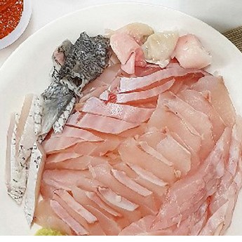 경영푸드 목포 민어회 400g 자연산 서해안 부레 뱃살 껍질-추천-상품