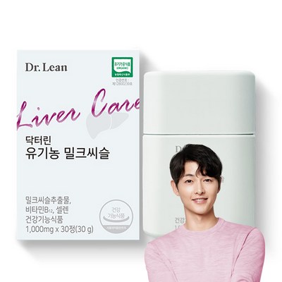 닥터린 유기농 밀크씨슬 30g, 30정, 1개