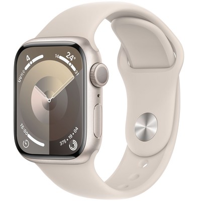  Apple 애플워치 9 GPS, 41mm, 스타라이트 / 스타라이트 스포츠 밴드, S/M _세상을 바꾸는 혁신