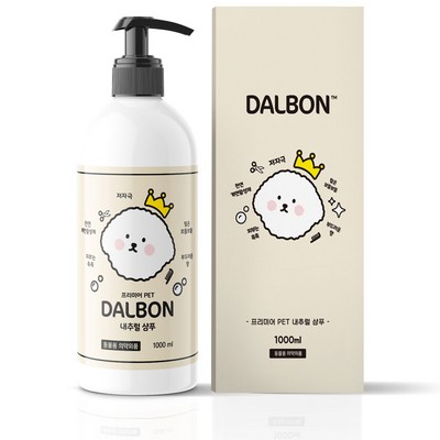 달본 보습 샴푸 린스 겸용 강아지용품, 1L, 1개_달디본(Daldibon)으로 달콤한 생활 즐기기