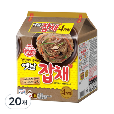  오뚜기 옛날잡채 멀티, 20개 _우뚜기잡채로 새롭게 만나는 맛있는 한식 요리 리뷰