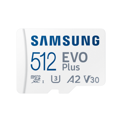  삼성전자 EVO PLUS 마이크로SD 메모리카드 MB-MC512KA/KR, 512GB _최신기술 탑재