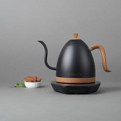 브뤼스타 아티산 전기드립포트 PRO, 1L, 시크블랙_브뤼스타드립포트