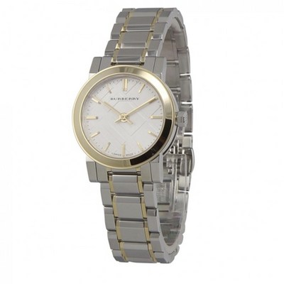 343361 / Brand New Burberry The City BU9217 Two Tone Stainless Steel 26 mm Women's Watch