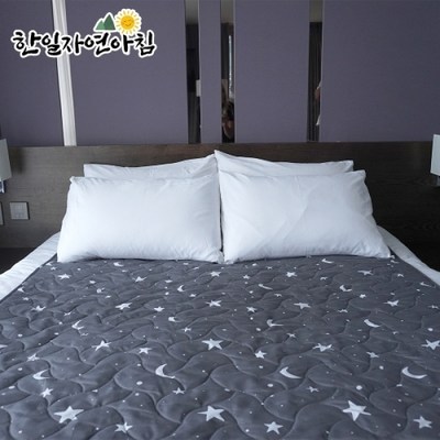  한일자연아침 워셔블 전기요 LC-1122, 더블 (135x180cm), 별 + 달(LC-1122L) _겨울철 따뜻한 동방 전기장판으로 포근한 밤 보내세요