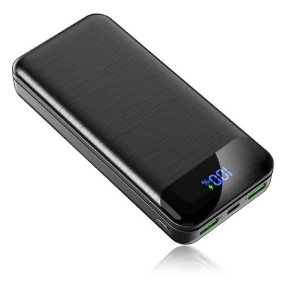  KLIFE 고속충전 대용량 보조배터리 20000mAh PD 22.5W QC3.0 잔량표시, 블랙, PD-Q2 _보조배터리20000