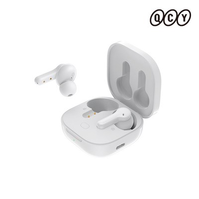 QCY 블루투스이어폰, 화이트, t13app