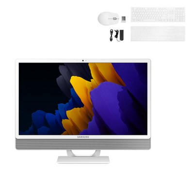 삼성전자 데스크탑 올인원PC WIN 11 + 무선키보드 + 무선마우스 + 키스킨, RAM 16GB + SSD 512GB, DM530ADA-L58A