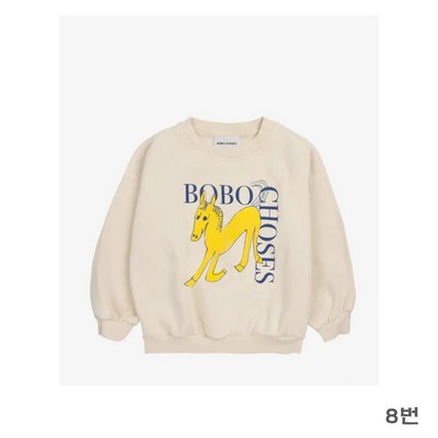 24AW BOBO CHOSES 맨투맨 긴팔 티셔츠_신박한 디자인으로 러블리한 맨투맨