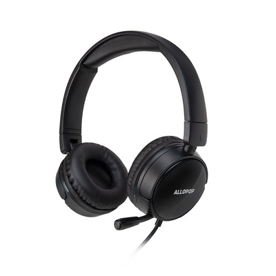 알로팝 ST-UDY410 헤드셋 스마트폰 PC 노트북, 블랙