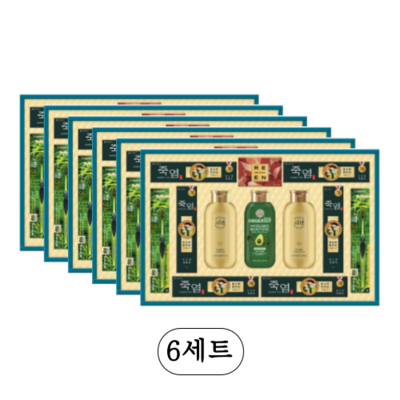 엘지생활건강 진심담은 특1호 6개 명절 선물세트 (1box), 6세트_선물도 애경