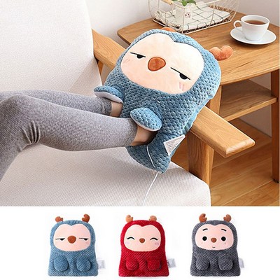 루돌프 USB 온열 발난로 발보온용품 사무실 실내 온열제품, 레드