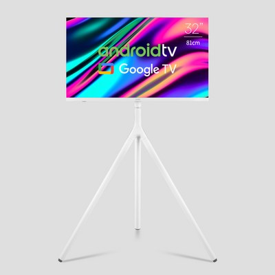 라익미 스마트 넘버11 V320 오프화이트 32인치TV 스마트TV [에너지효율1등급], 택배
