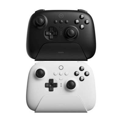 8BitDo Ultimate 얼티밋 블루트스 컨트롤러 NS버전 조이패드 충전독 포함, 화이트, 1개_Revolutionize Your Gaming Experience with 8bitdo Controllers