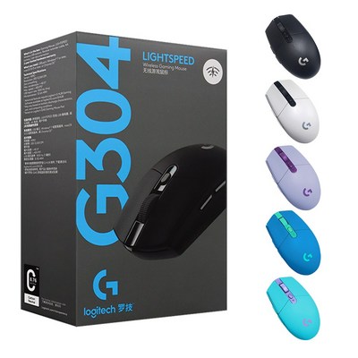  로지텍 G304 무선 마우스 게이밍 게임용 노트북 맥북 병행 + 스토리링크 마우스패드, 마우스패드+블루 