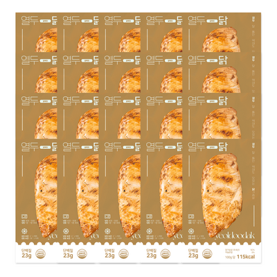  [열두닭] 오븐으로만 조리한 닭가슴살 갈릭맛, 50개, 100g 