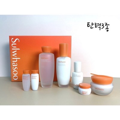 설화수 신형 탄력케어 에센셜 리추얼 탄력에센셜3종 (선물포장+쇼핑백), 탄력3종+선물포장+ 이너클티슈