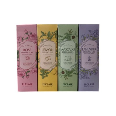 NEW 엘클레어 필링젤 시즌2 혼합 4개세트, 200ml, 1세트, 혼합 아보카도/레몬/라벤더/로즈