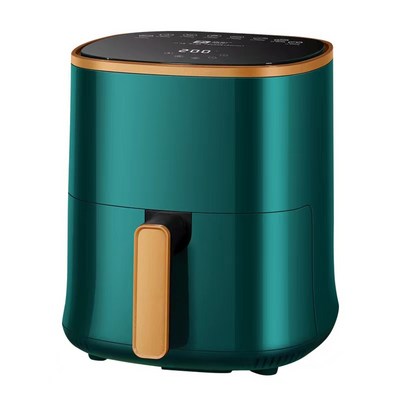 domiheat 대용량 5L 에어프라이어, 녹색, 고급 터치스크린
