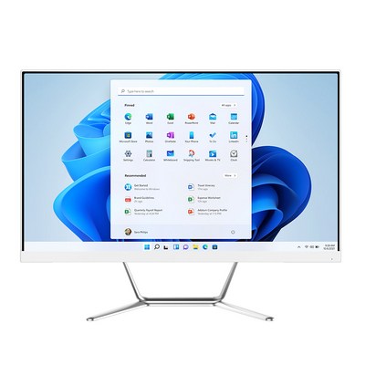디클 일체형PC A238N 올인원PC 컴퓨터, A238N/N5095 화이트, 4GB/128GB/Win11/23.8 FHD VA