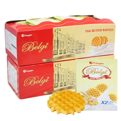 짱안 벨기 에그 버터 와플 쿠키, 350g, 2개