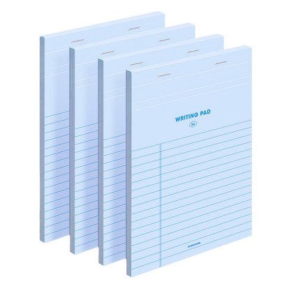모트모트 리갈패드 B6, 웨이브 블루, 1개입, 4개