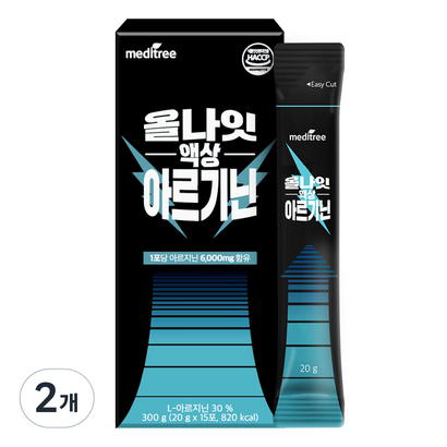 메디트리 올나잇 액상 아르기닌 15p, 300g, 2개