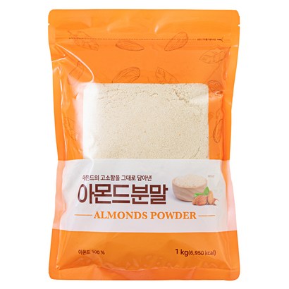 아몬드분말 100%, 1kg, 1개